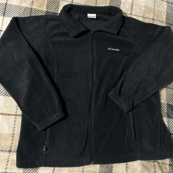 Columbia Black Sherpa Fleece Jacket - Picture 1 of 2